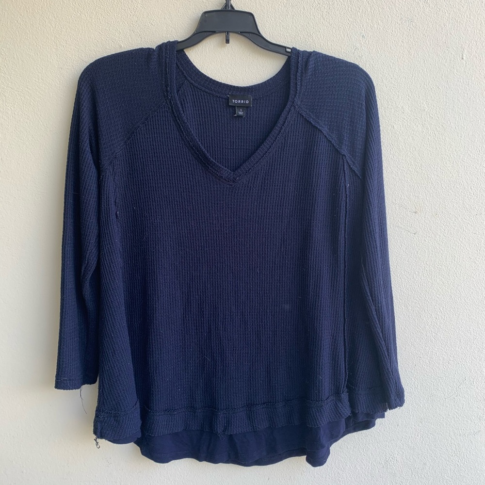 🌵 3x$15 Torrid Navy Sweater